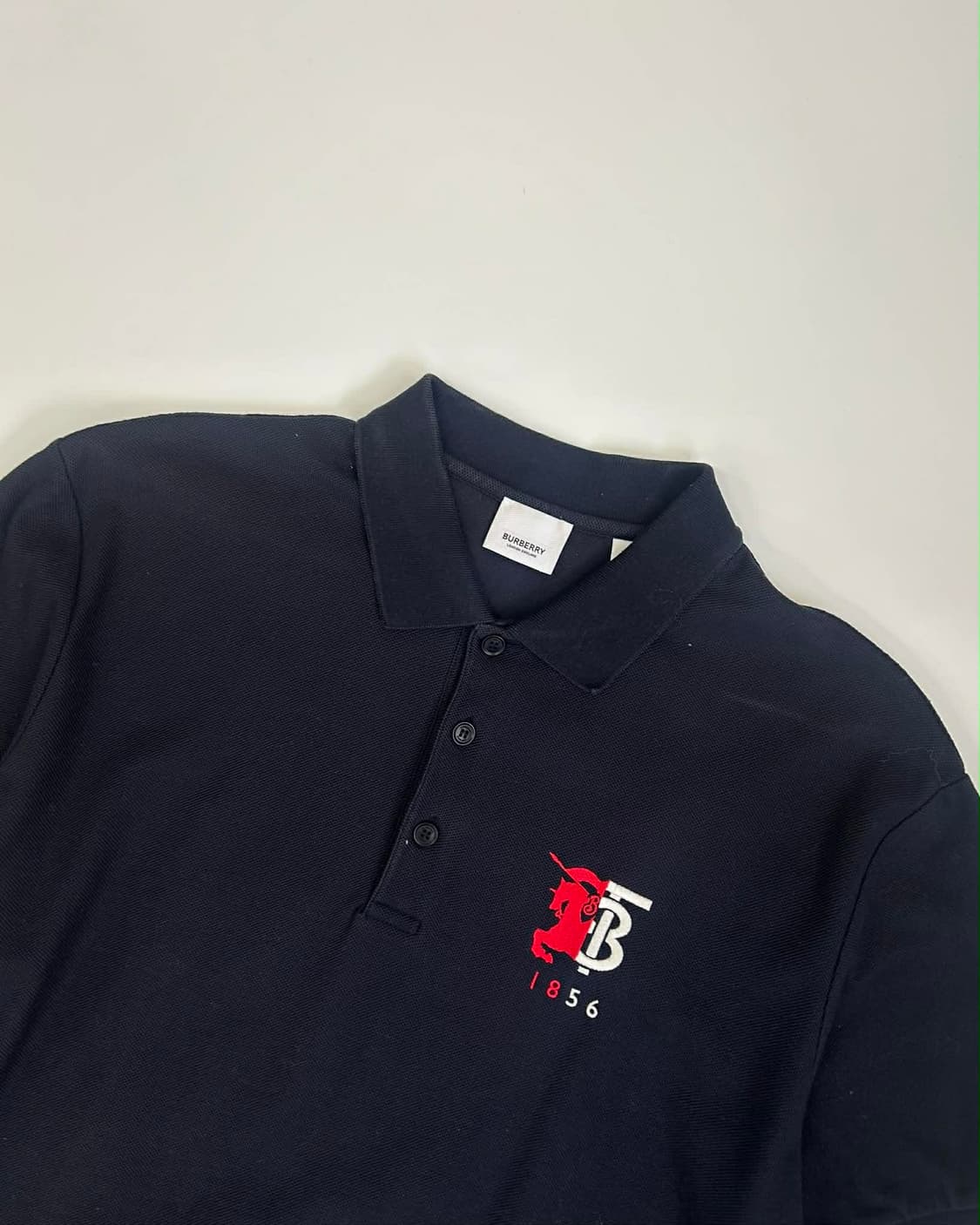 [XL] 버버리 TB 로고 폴로 셔츠 반팔 카라티 상품이미지6
