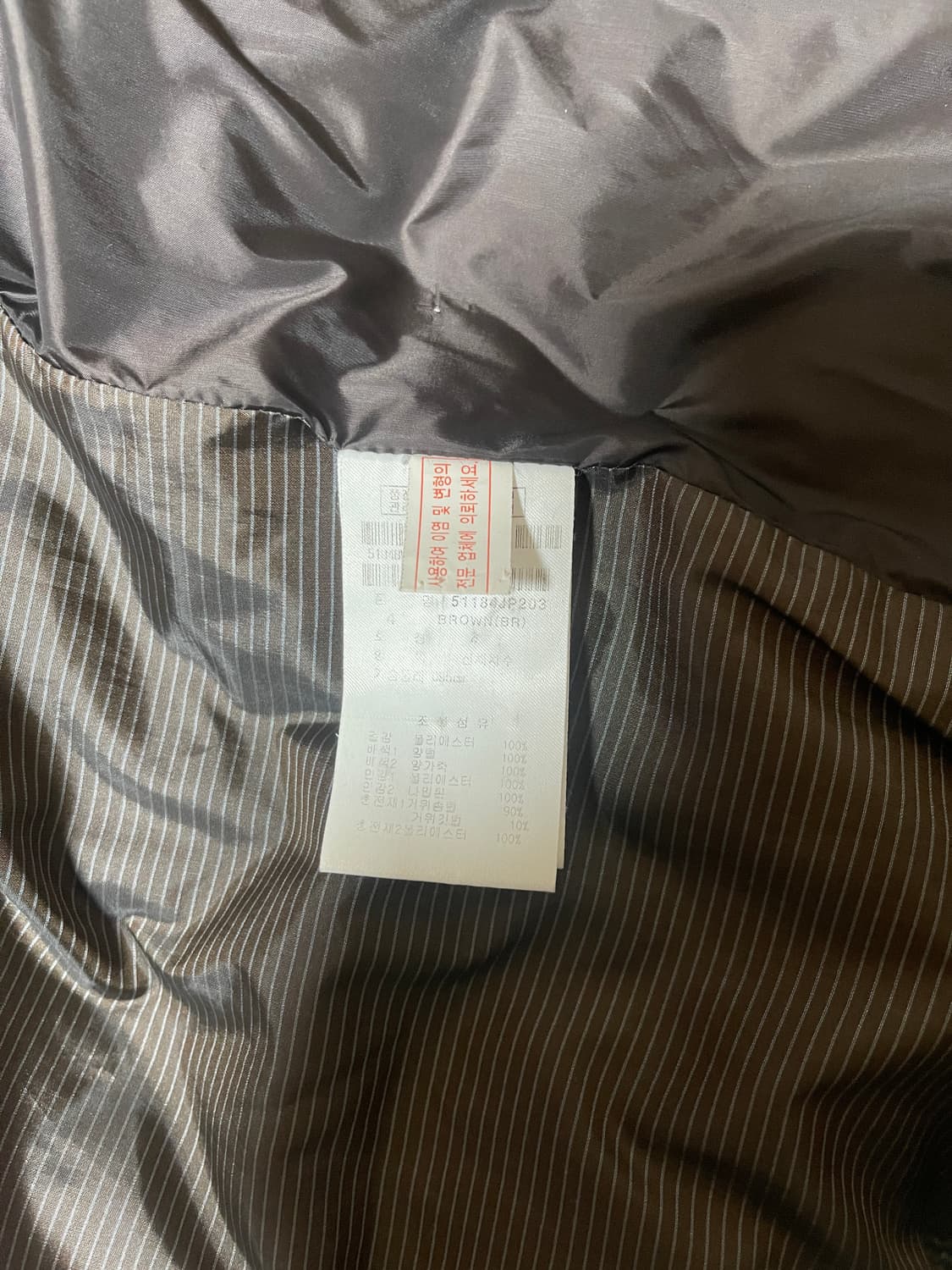 PEARLY GATES 양모 칼라 구스 재킷 상품이미지5