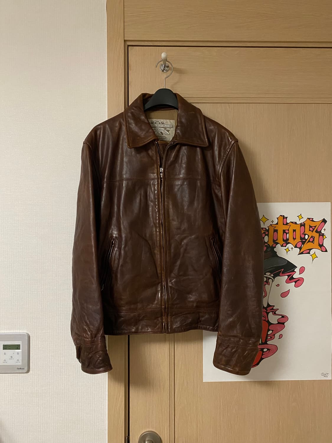 소가죽 레더자켓 상품이미지1