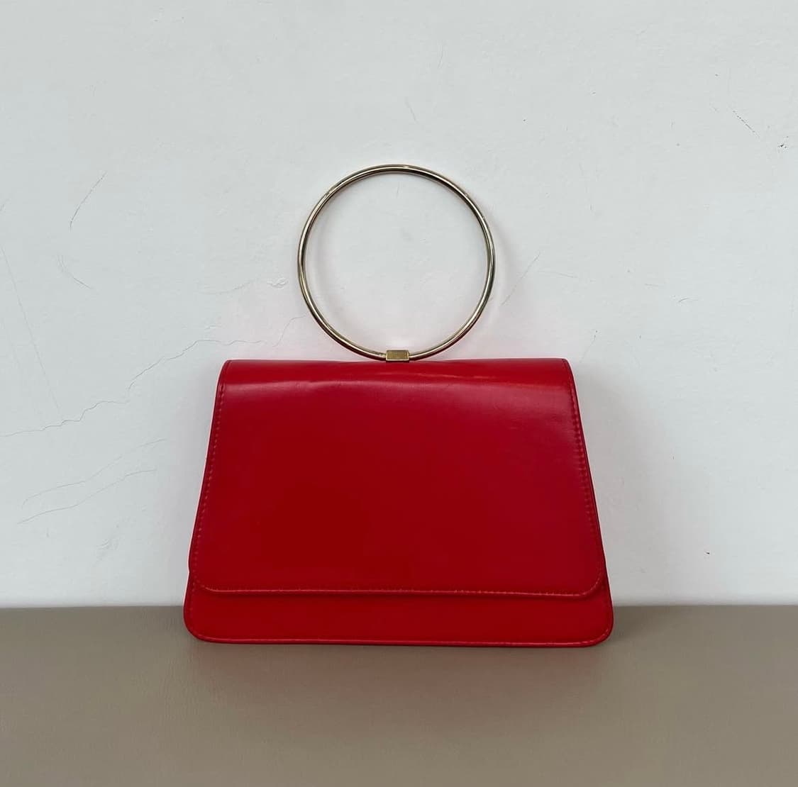 빈티지 레드 백 상품이미지1