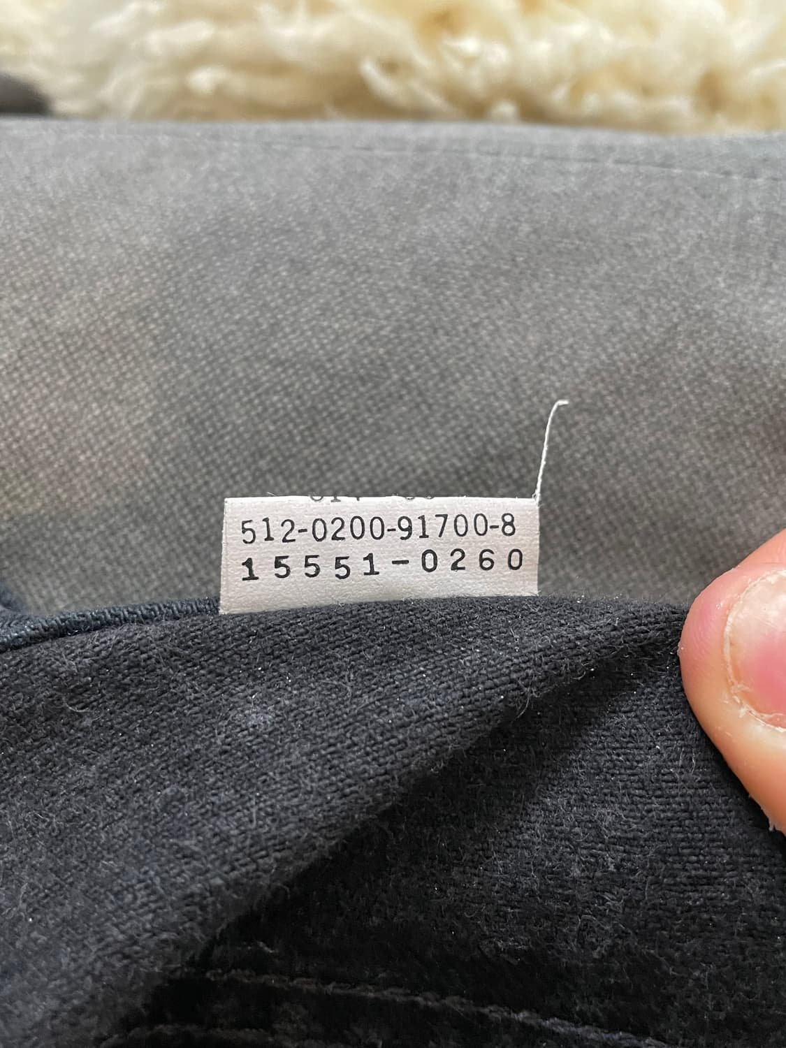 리바이스 550 블랙 데님 팬츠바지 상품이미지4