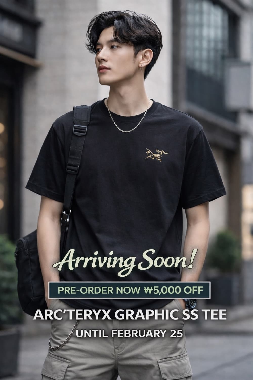 [사전예약할인] 아크테릭스 아크 멀티 버드 로고 반팔 티셔츠 (블랙) 상품이미지2