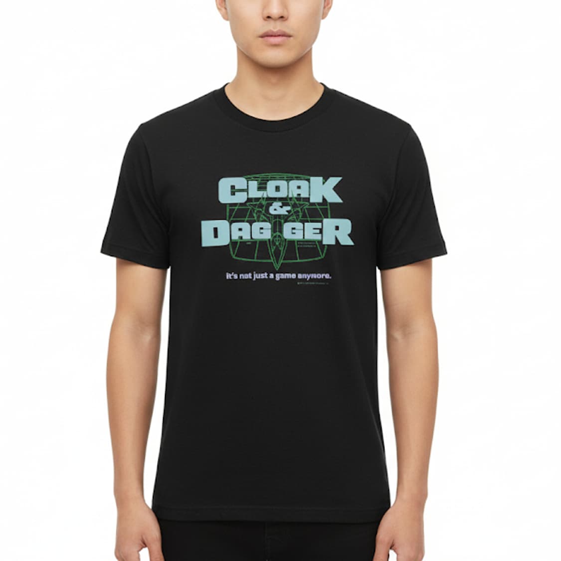 1984년 빈티지 싱글 스티치 Cloak and Dagger 홍보 티셔츠 상품이미지1