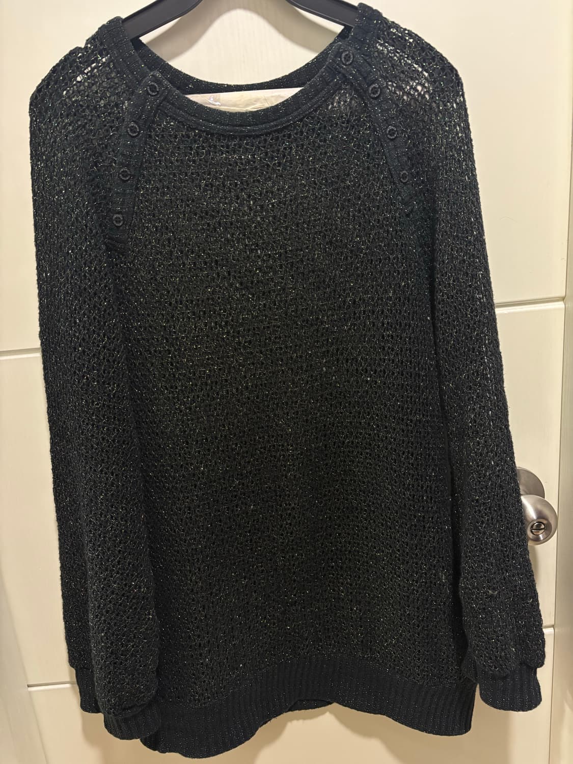 히스테릭 글래머 그물 니트 롱슬리브 상품이미지1