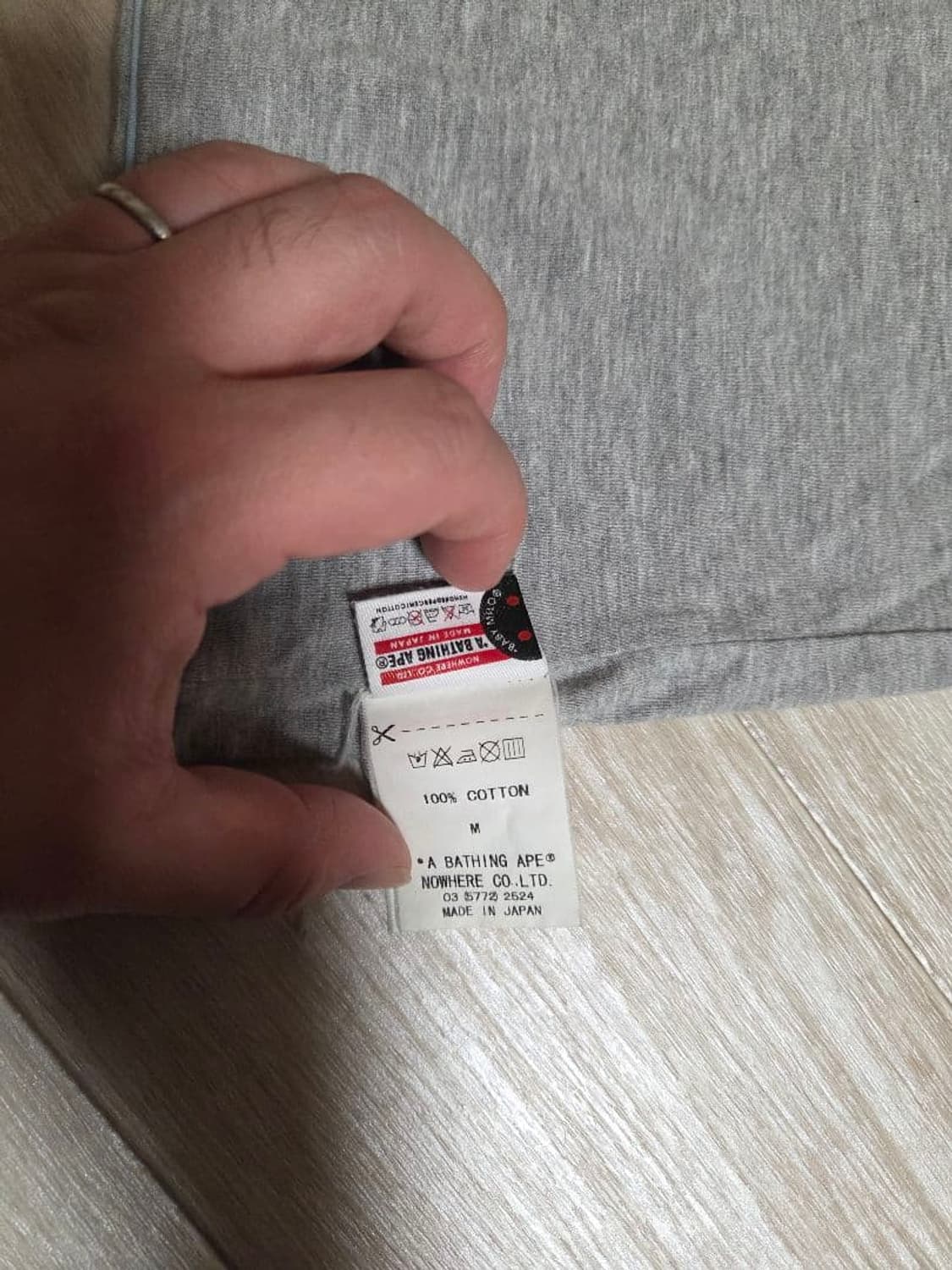 베이프 X 카우즈 베이비 마일로 리버서블 롱슬리브 티셔츠 상품이미지7