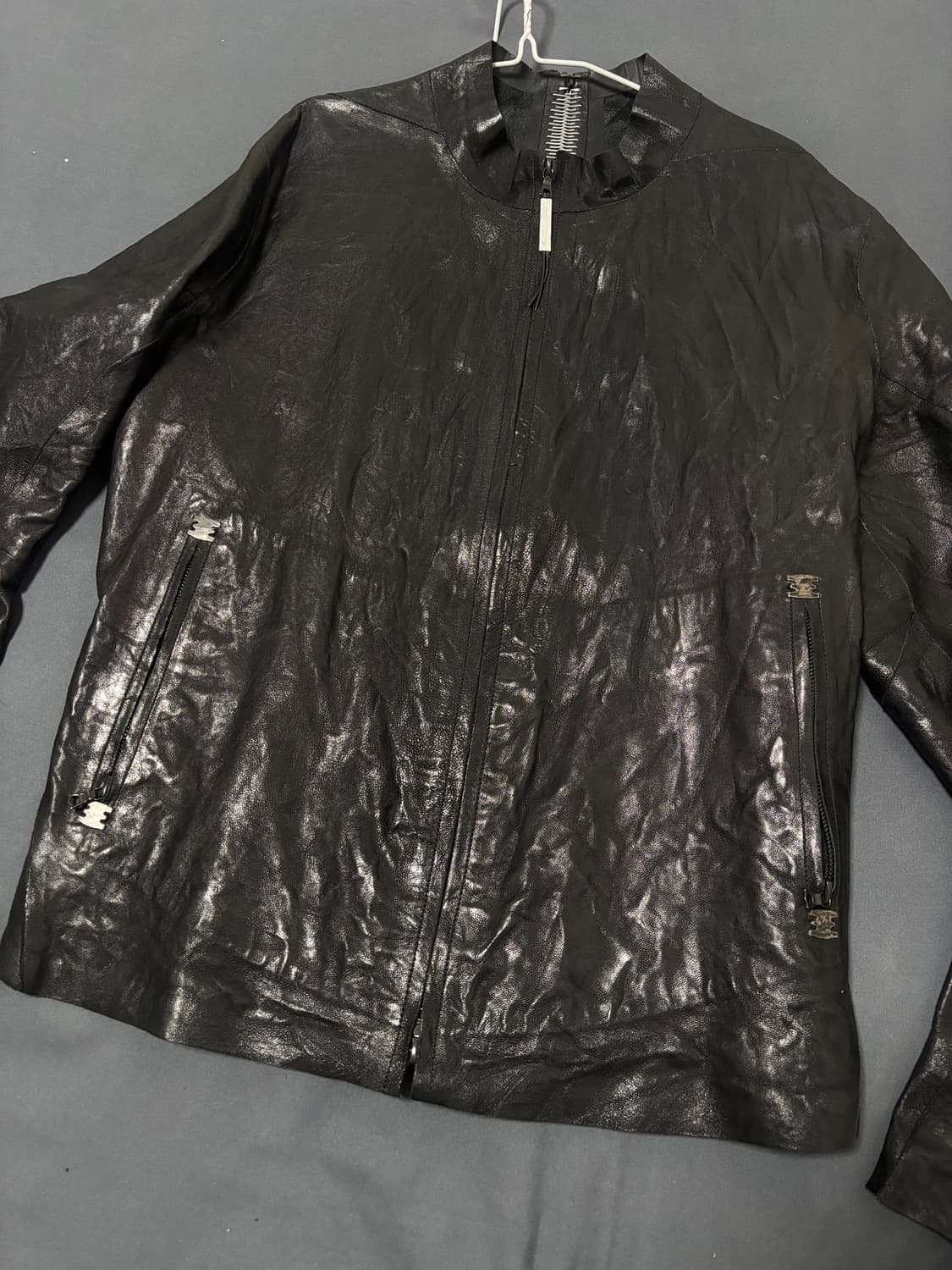 isaac sellam 아이작세럼 양 가죽자켓 size L 상품이미지7