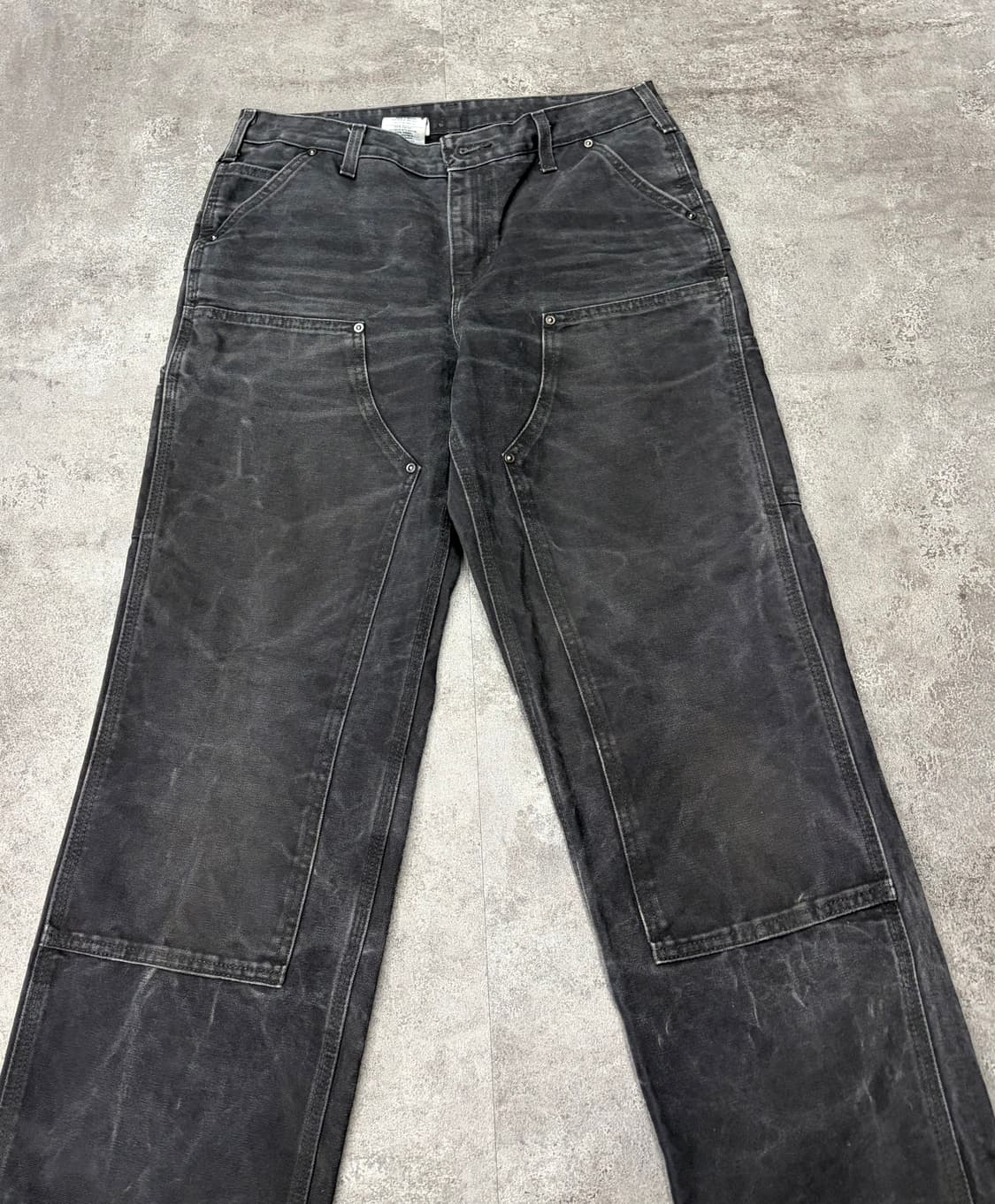 10s 칼하트 더블니 blk 블랙 워크팬츠 상품이미지4