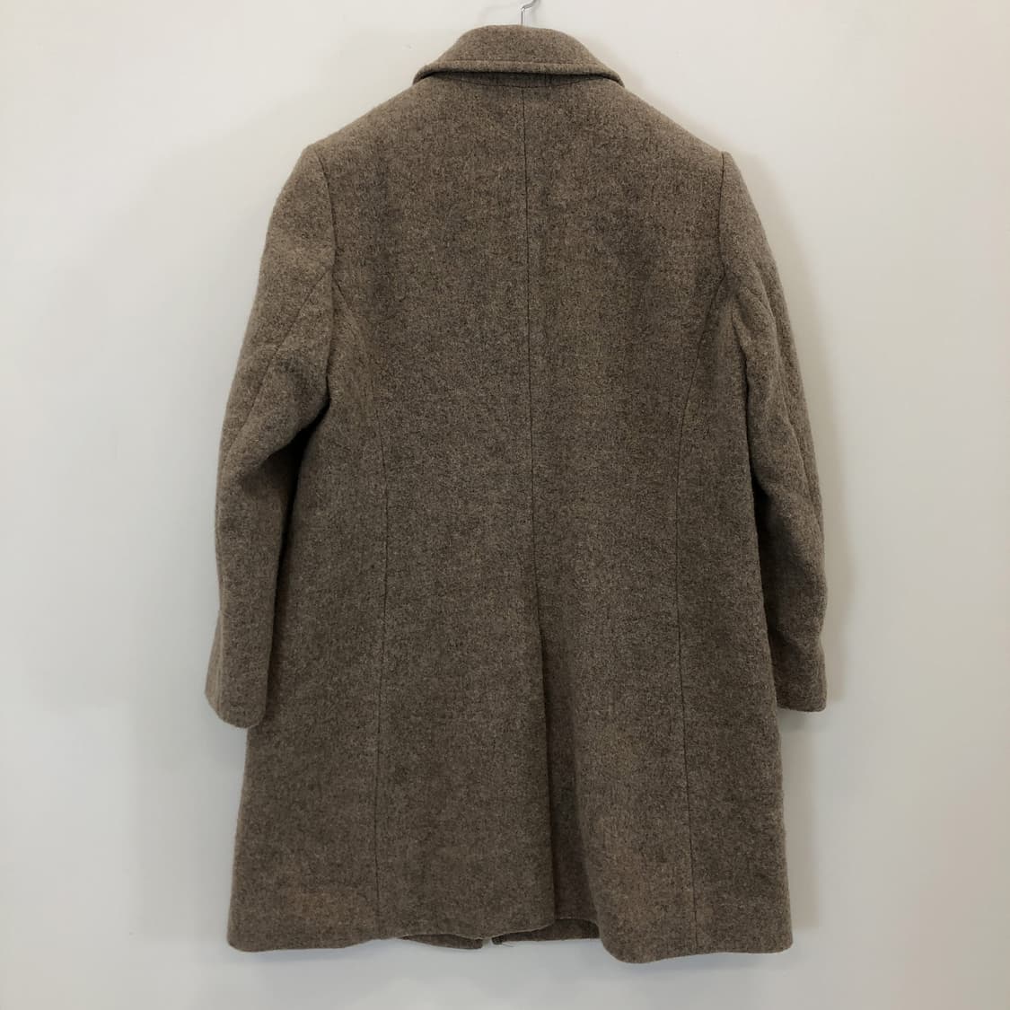 유니클로 싱글 울 코트 여성 XL 오트밀 상품이미지4