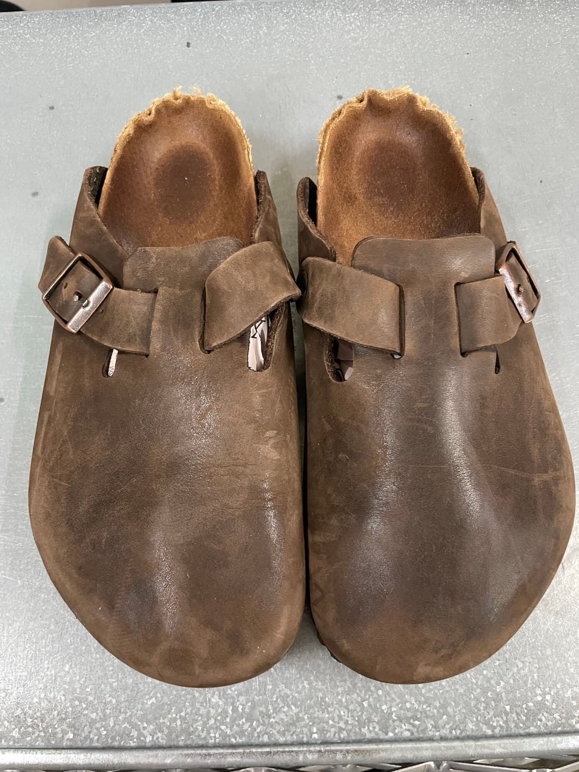 버켄스탁 보스턴 오일드 레더 클로그 265 상품이미지5