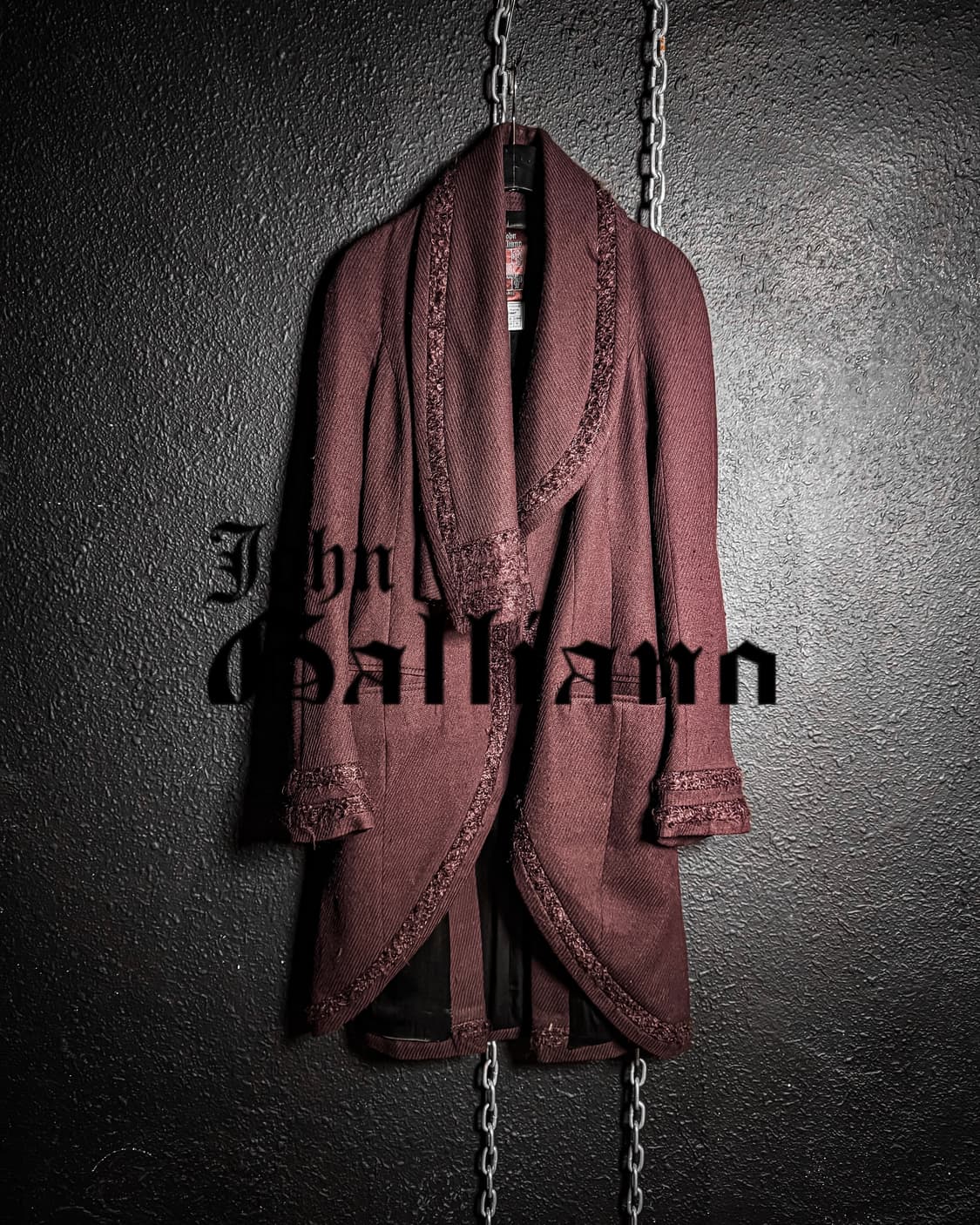 John Galliano 1998AW - Shawl Collar Coat 상품이미지1