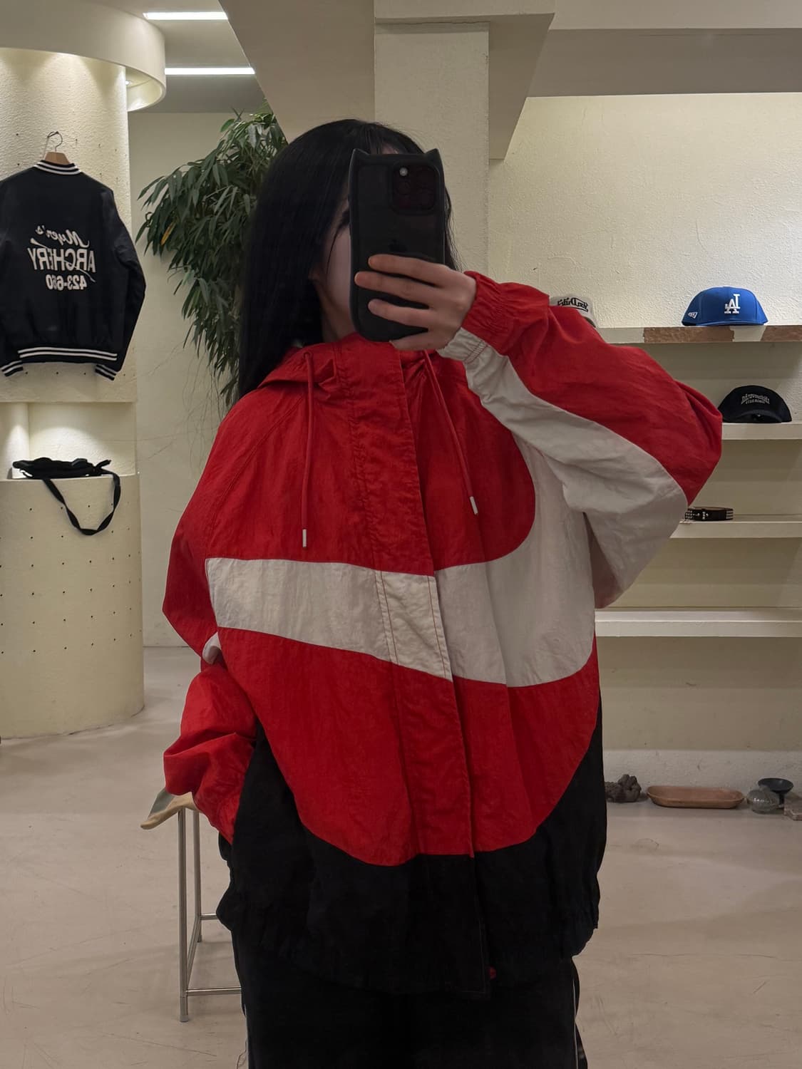 나이키 빅스우시 나일론 메탈 바람막이 U103 상품이미지1