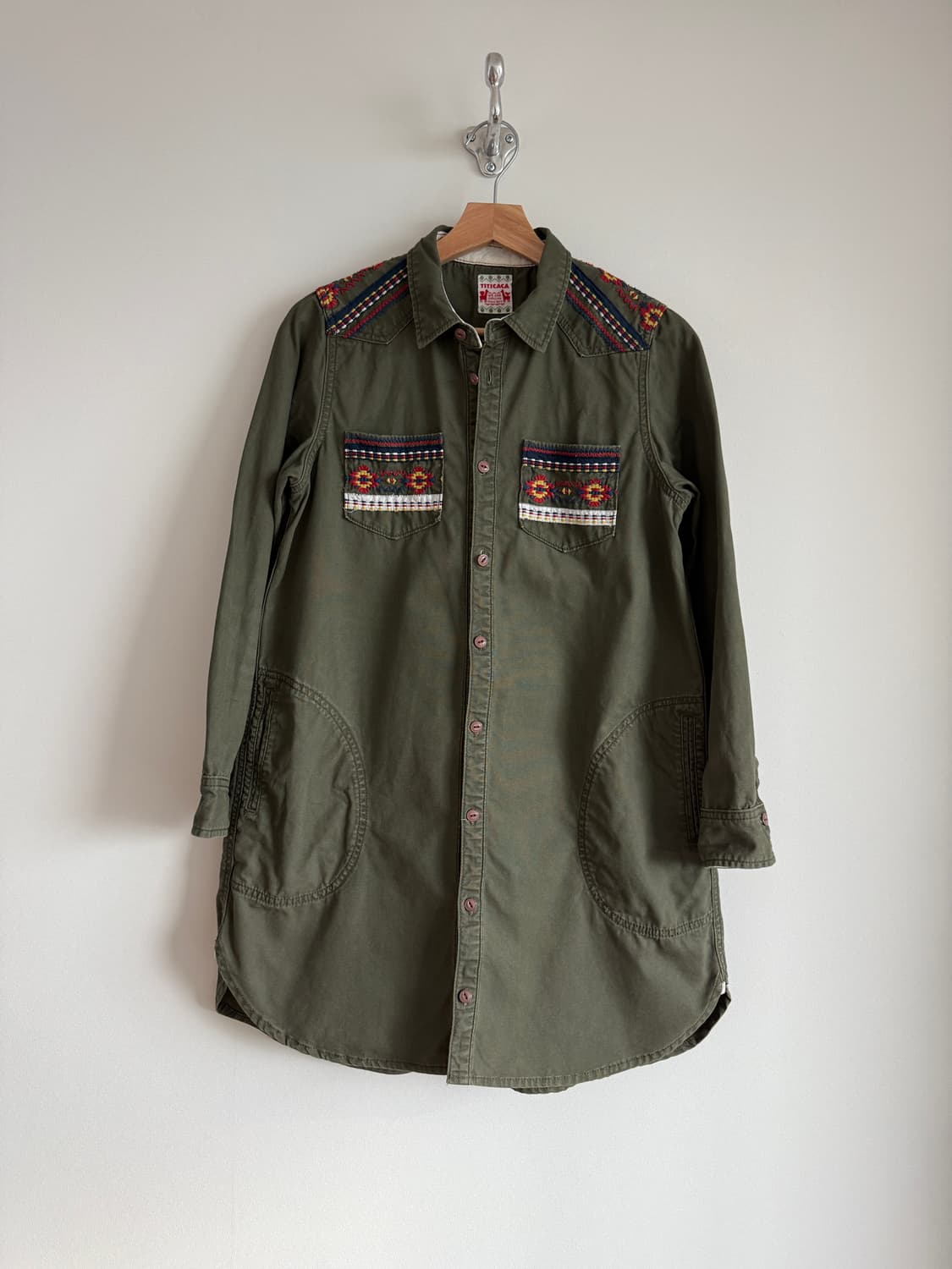 티티카카(TITICACA) 에스닉 셔츠 원피스 상품이미지1