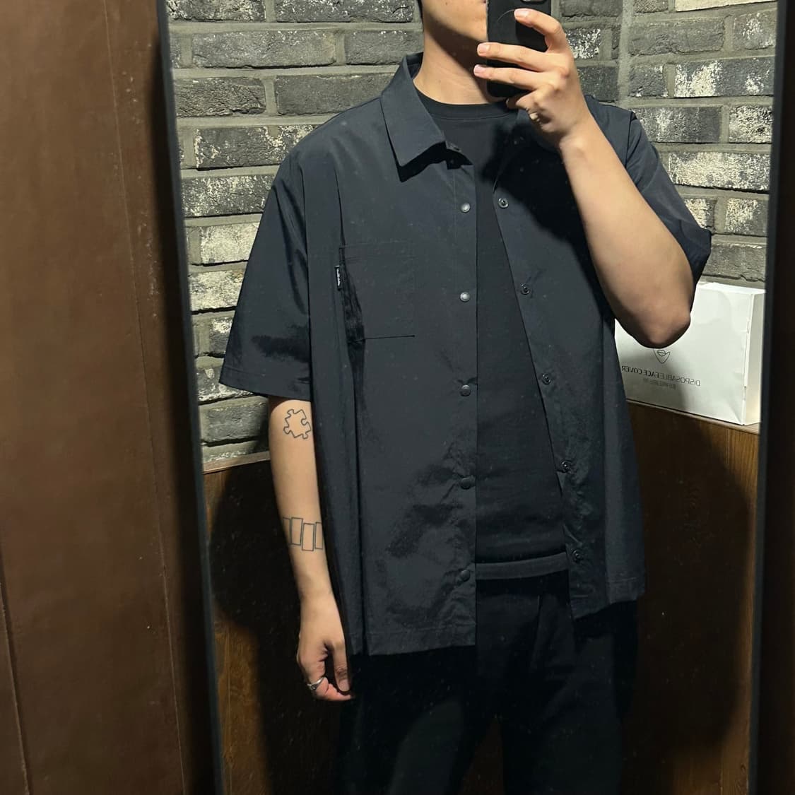 XXXL) 에디바우어 나일론 아웃도어 반팔 셔츠 미사용품 상품이미지9