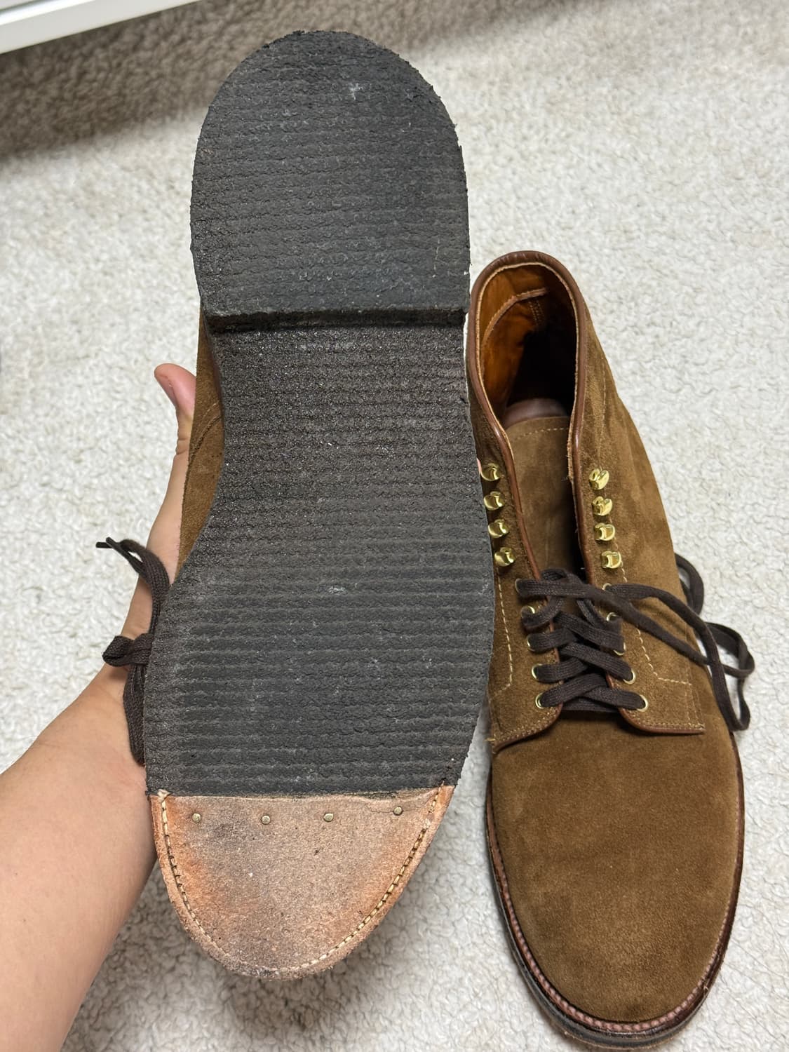 알든 브룩스브라더스 플레인토 스너프 스웨이드 상품이미지9