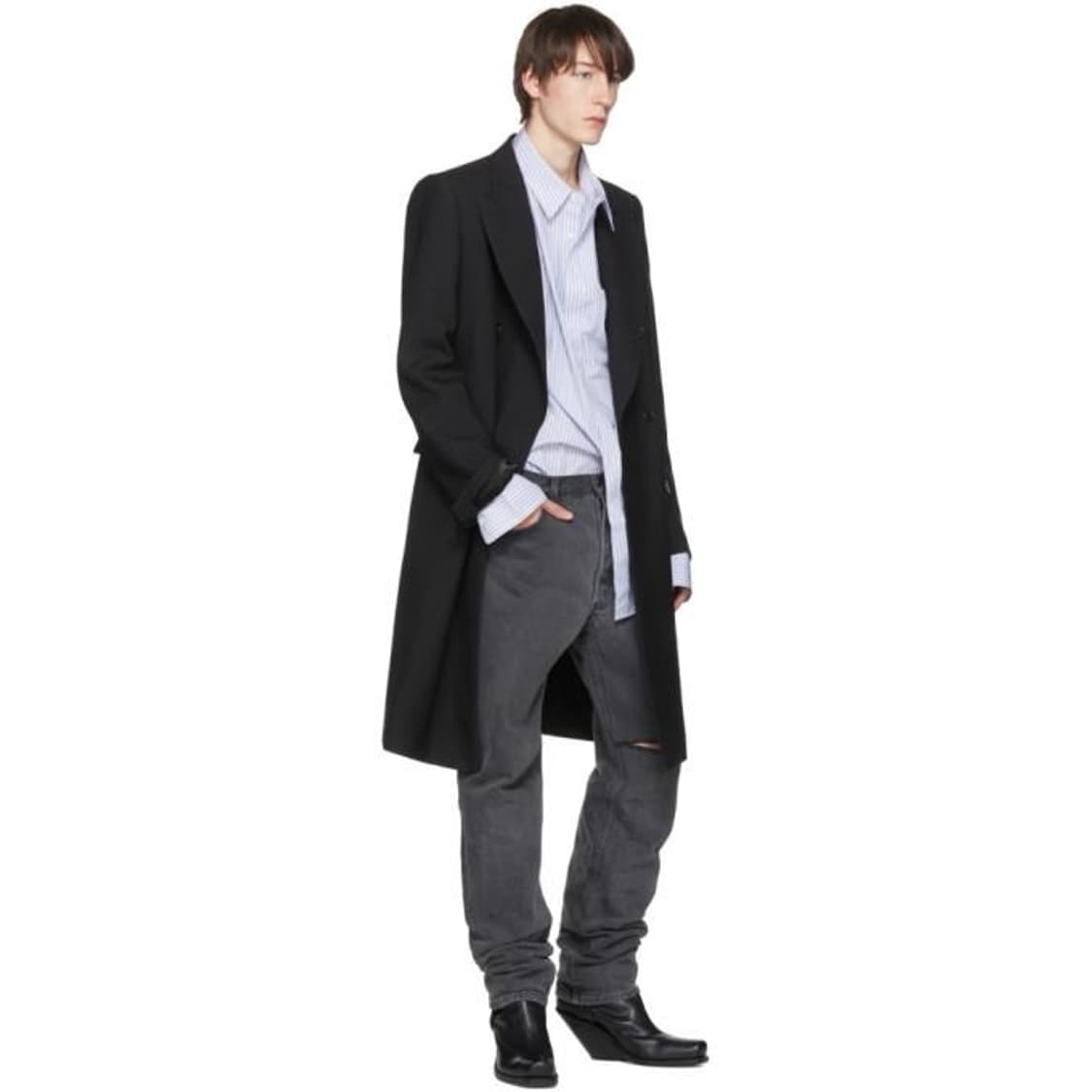 베트멍 더블 브레스티드 코트 상품이미지4