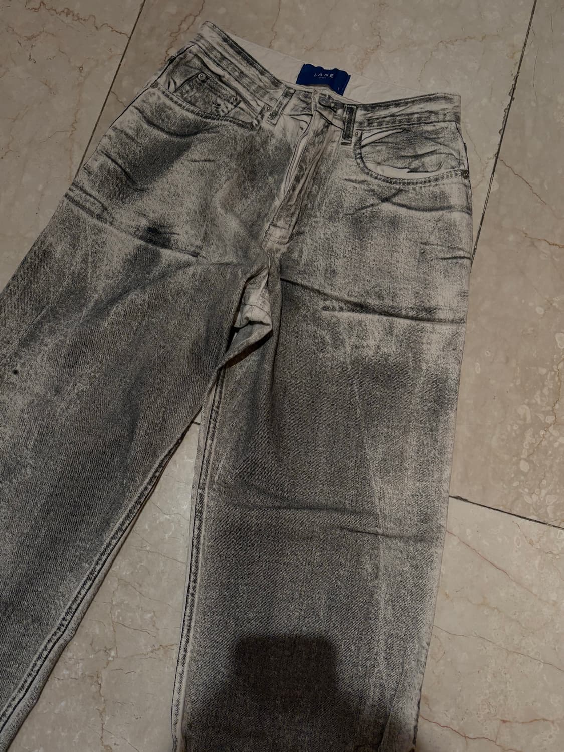 유니크 워싱 와이드 팬츠 상품이미지7