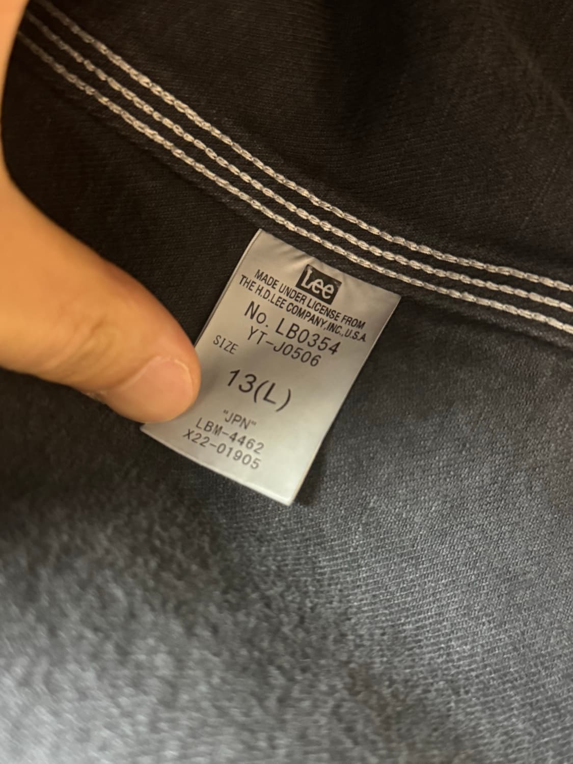 Ystrdy’s tmrrw x LEE 925자켓 라지사이즈 상품이미지3