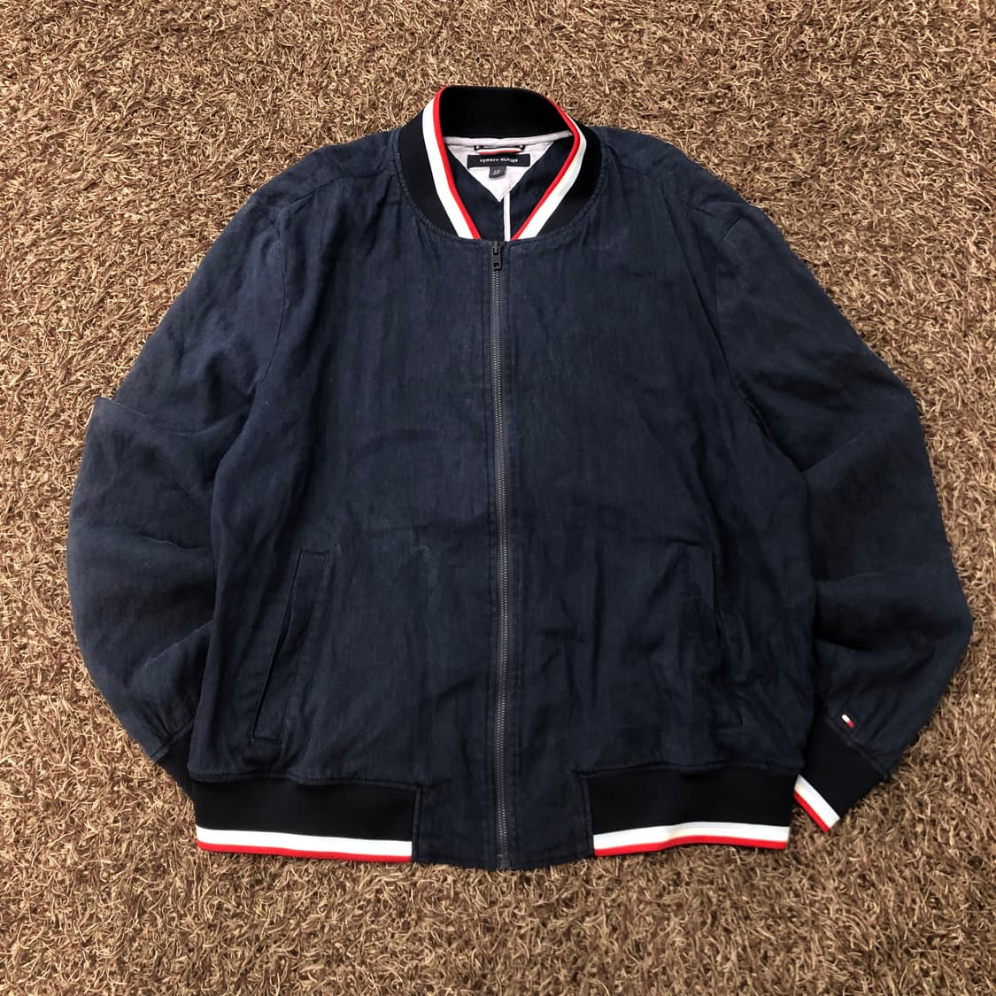 L 타미힐피거 블루종 봄버자켓 상품이미지1