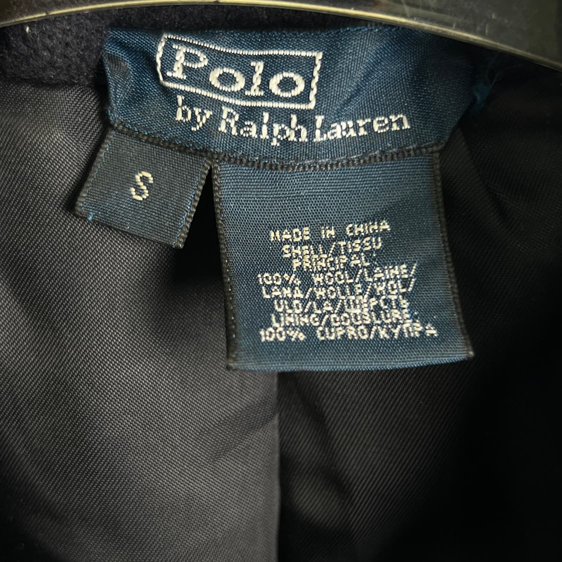 폴로 랄프로렌 네이비 피코트 S 상품이미지3