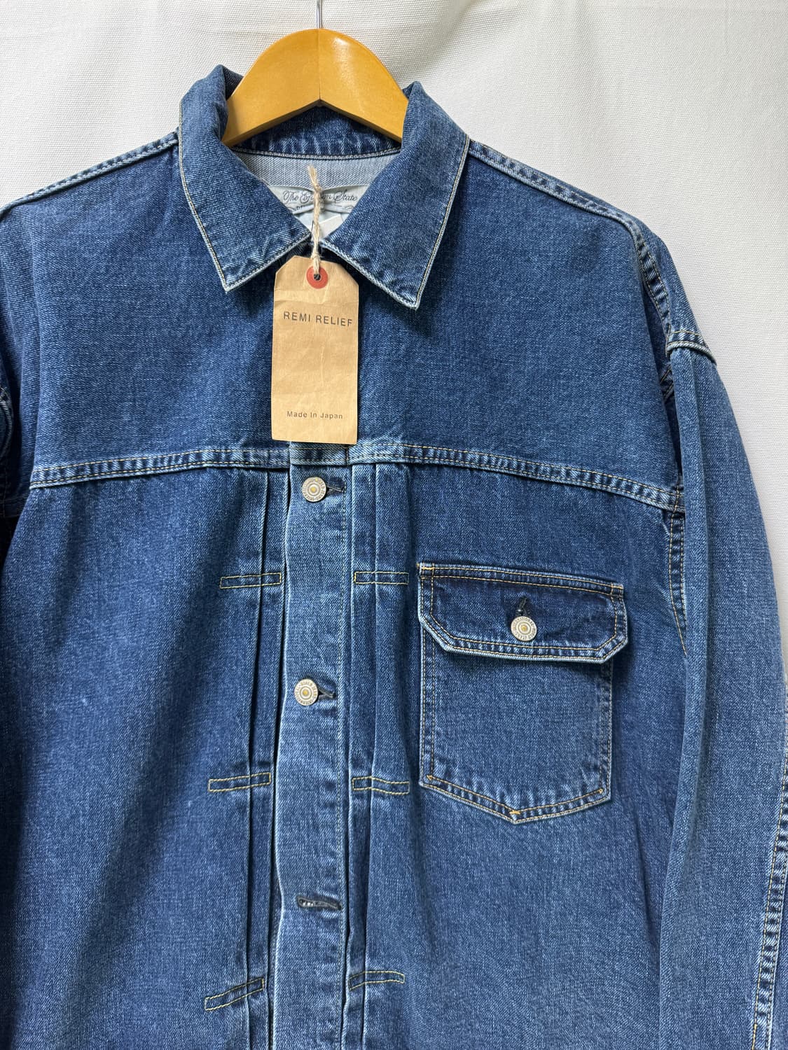 레미릴리프 1세대 데님 트럭커 자켓 50 상품이미지4