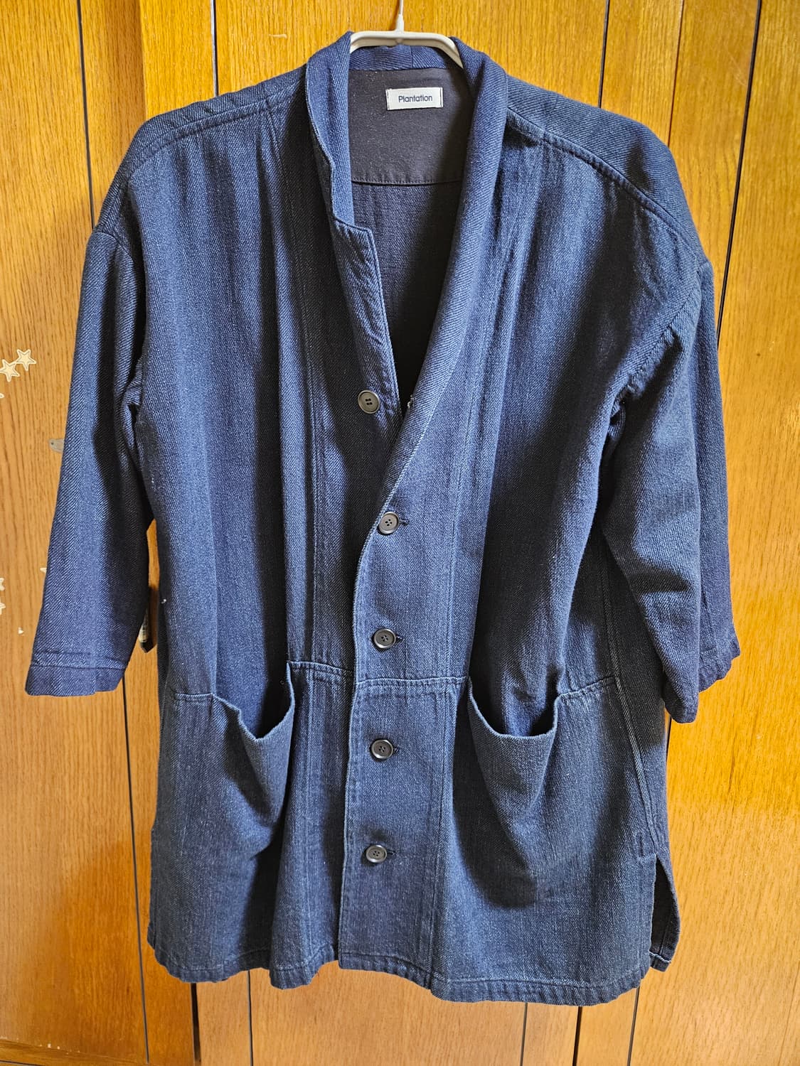 ISSEY MIYAKE 이세이미야케 플랜테이션 인디고 다이 데님 코트 상품이미지1