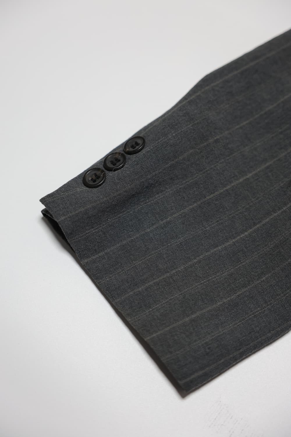 [JPN] Pinstripe Setup Charcoal Gray 상품이미지4