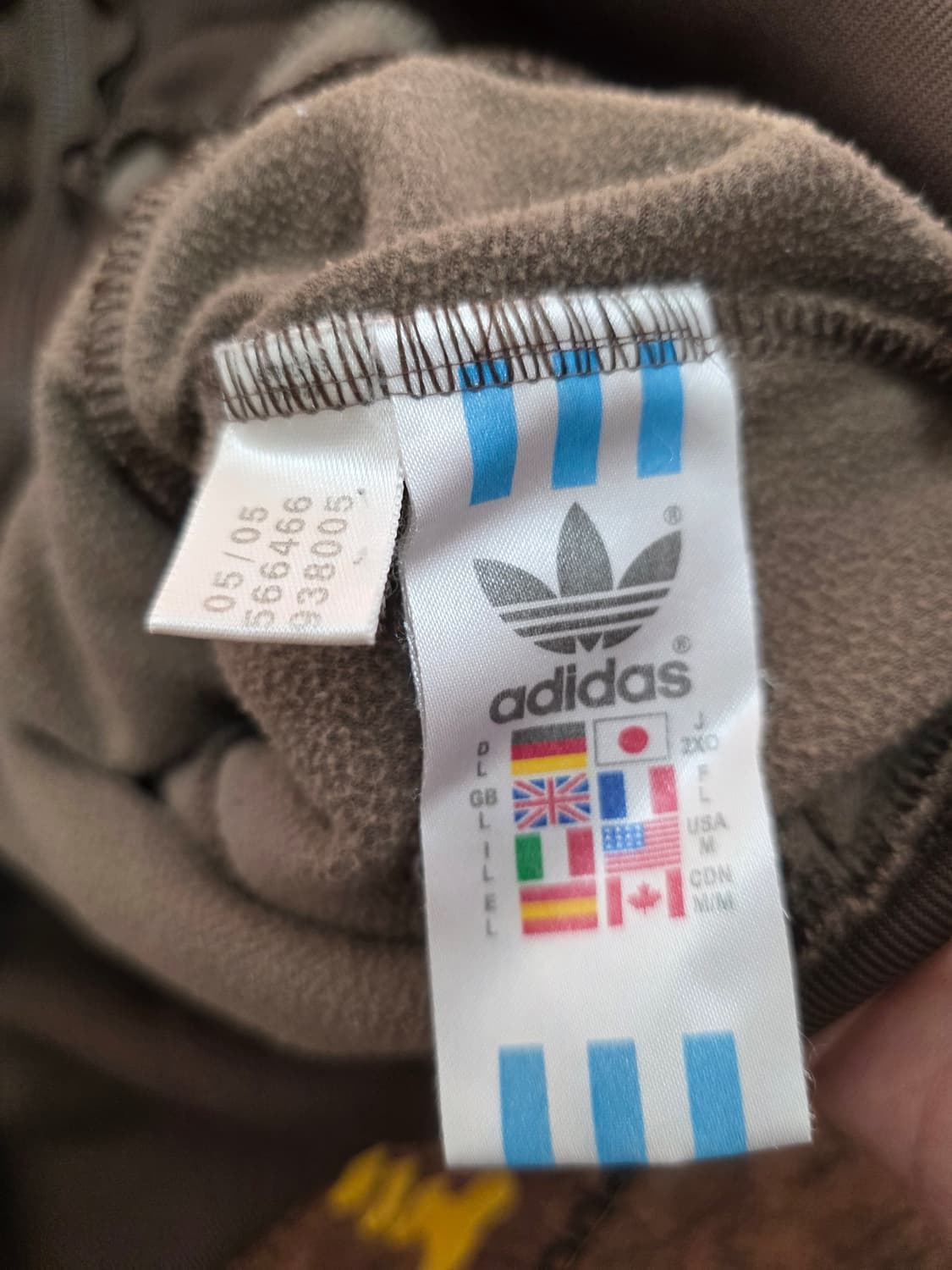 아디다스 05s 브라운 저지 트랙탑 M 상품이미지9