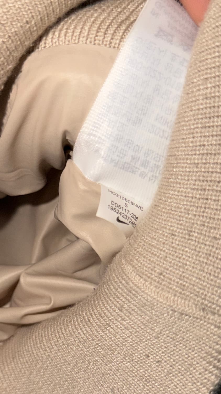 나이키 에센셜 포우 퍼자켓 베이지 스우시털후드집업후리스NSW아이보리브라운 상품이미지9