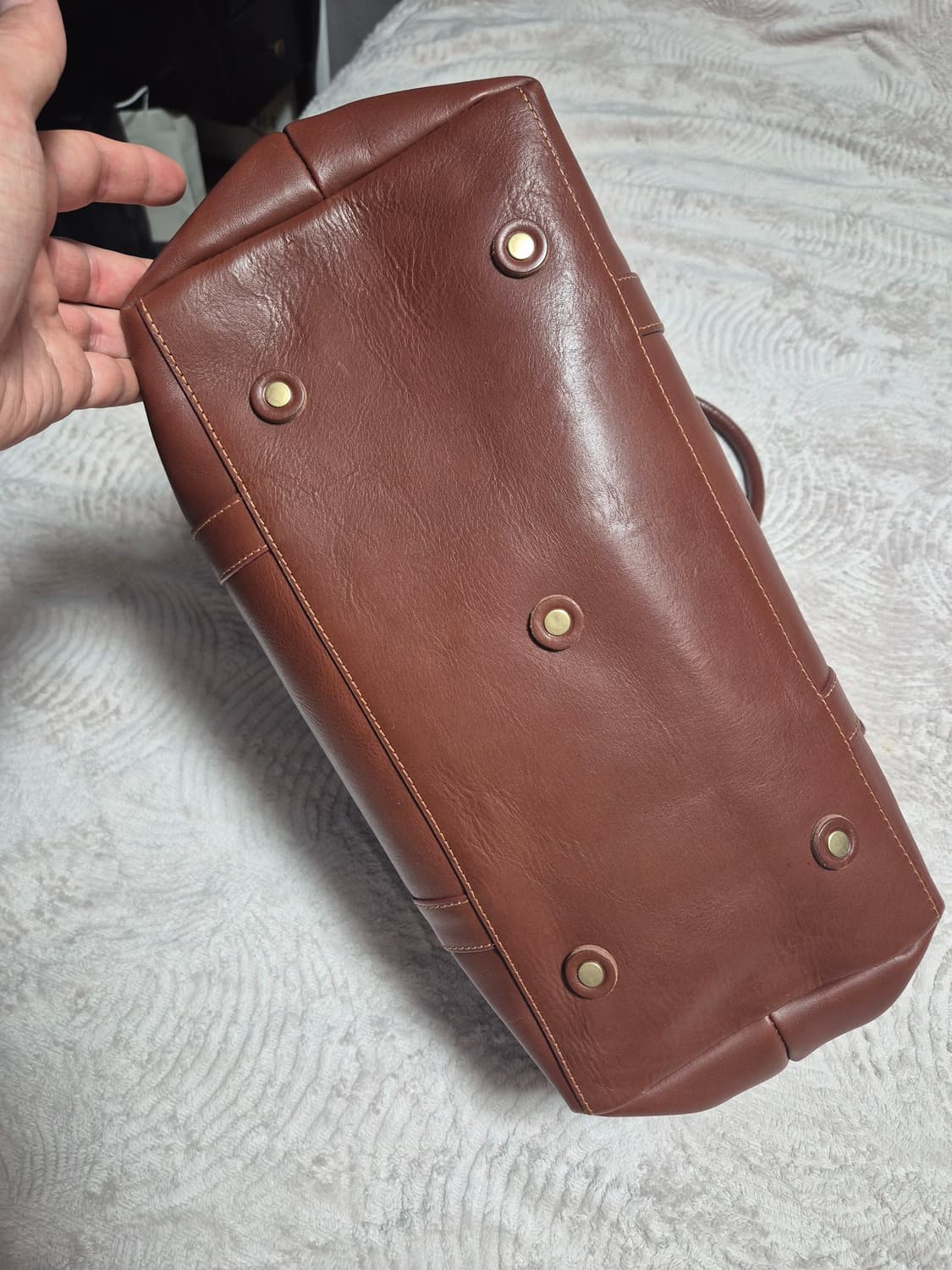 유니페어 토트백 탄 컬러 상품이미지3