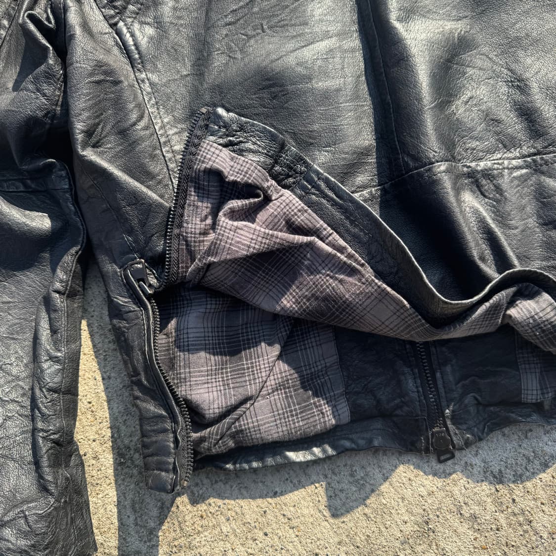 [XL] Levis 리바이스 캐피탈E 카페레이서 가죽 레더 자켓 상품이미지8