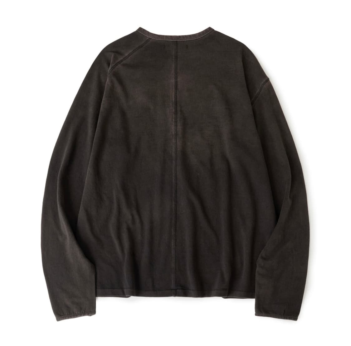 해칭룸 더블 헨리넥 롱슬리브 Bleached Black 2 상품이미지5