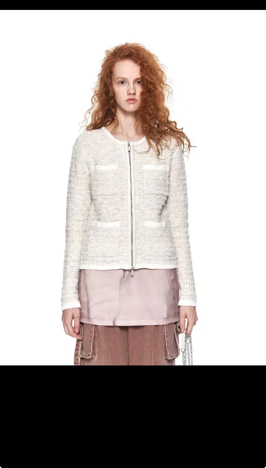 마뗑킴 트위드 집업 가디건 상품이미지1