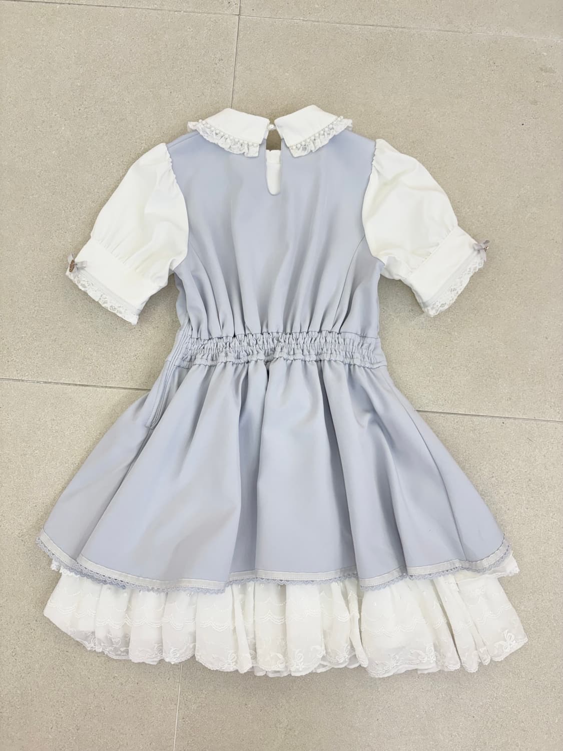 리즈리사 하늘 하트리본 원피스 상품이미지8