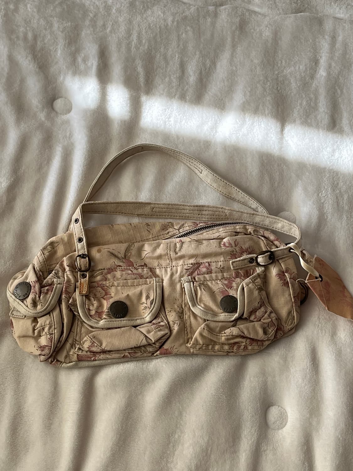 아베크롬비 플로럴 밀리터리백… 짱귀여움 상품이미지3