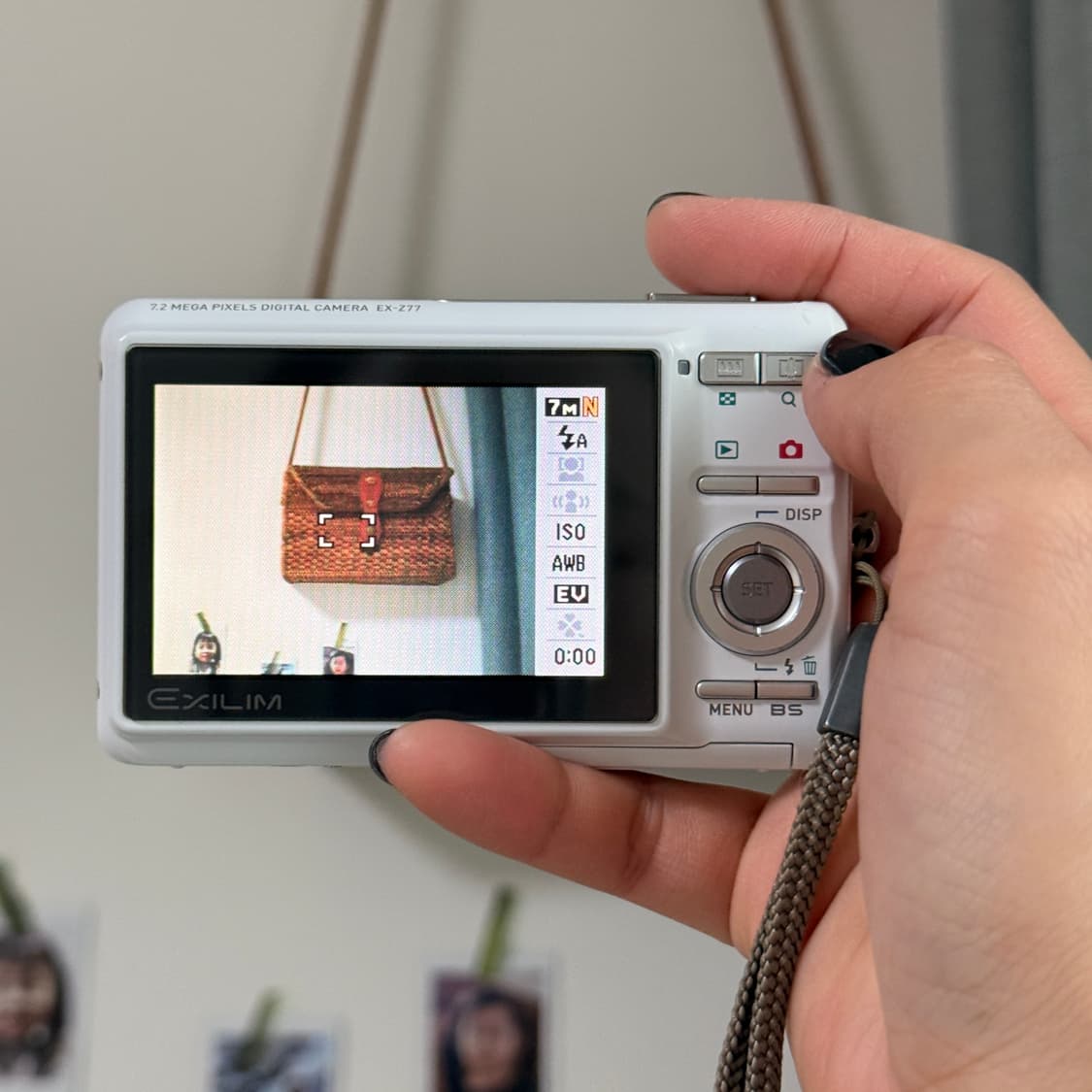 카시오 엑실림 z77 빈티지 디카 디지털카메라 화이트 상품이미지9