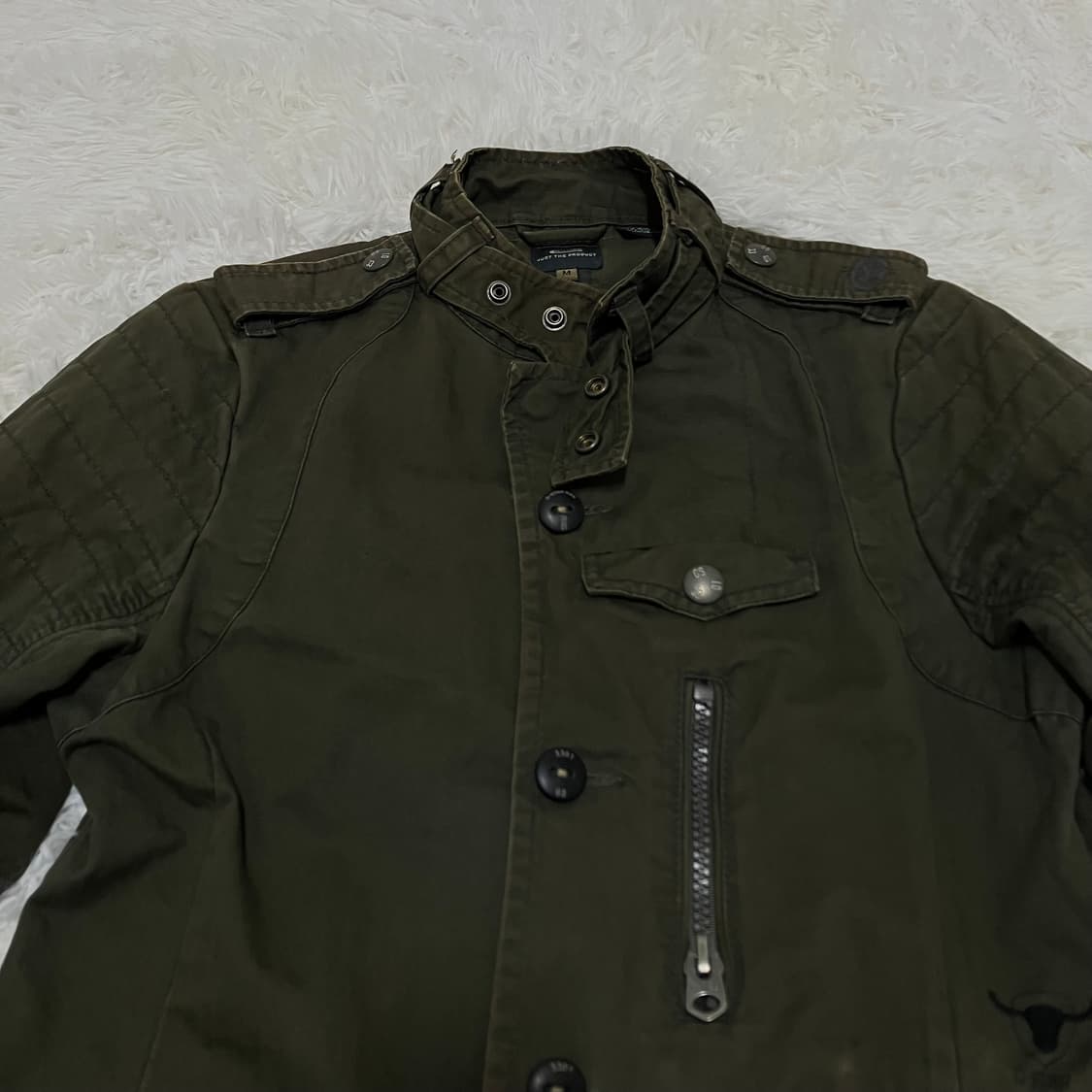 빈티지 카키 야상 재킷 986 y2k 스트릿 갸루 펑키 일본빈티지 fab 상품이미지6