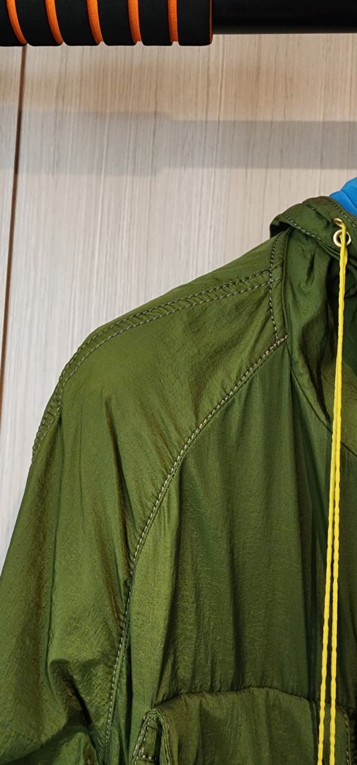 자라 데님 꾸뛰르 그린 자켓 100 상품이미지3