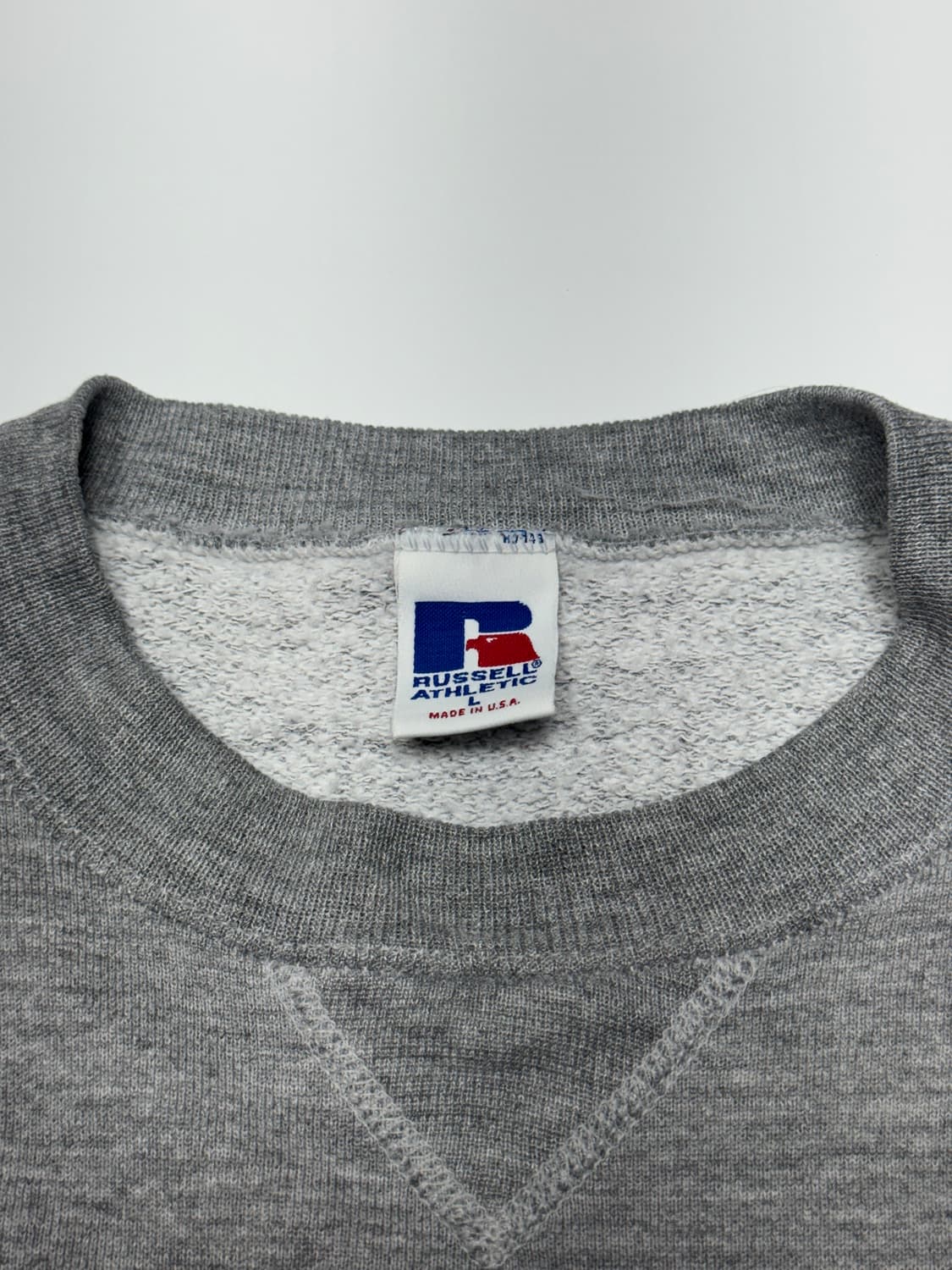 90s 미국 생산 러셀 스웻셔츠 맨투맨 L 상품이미지4