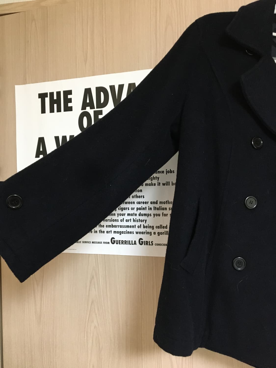 빈티지 미디기장 코트 상품이미지2