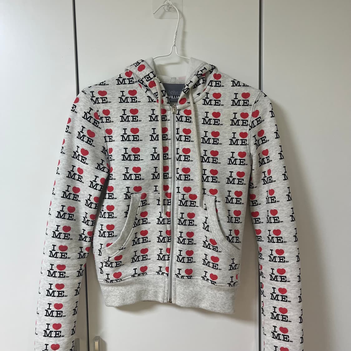 애슐리윌리엄즈 I❤️ME 슬림 후드집업 상품이미지5