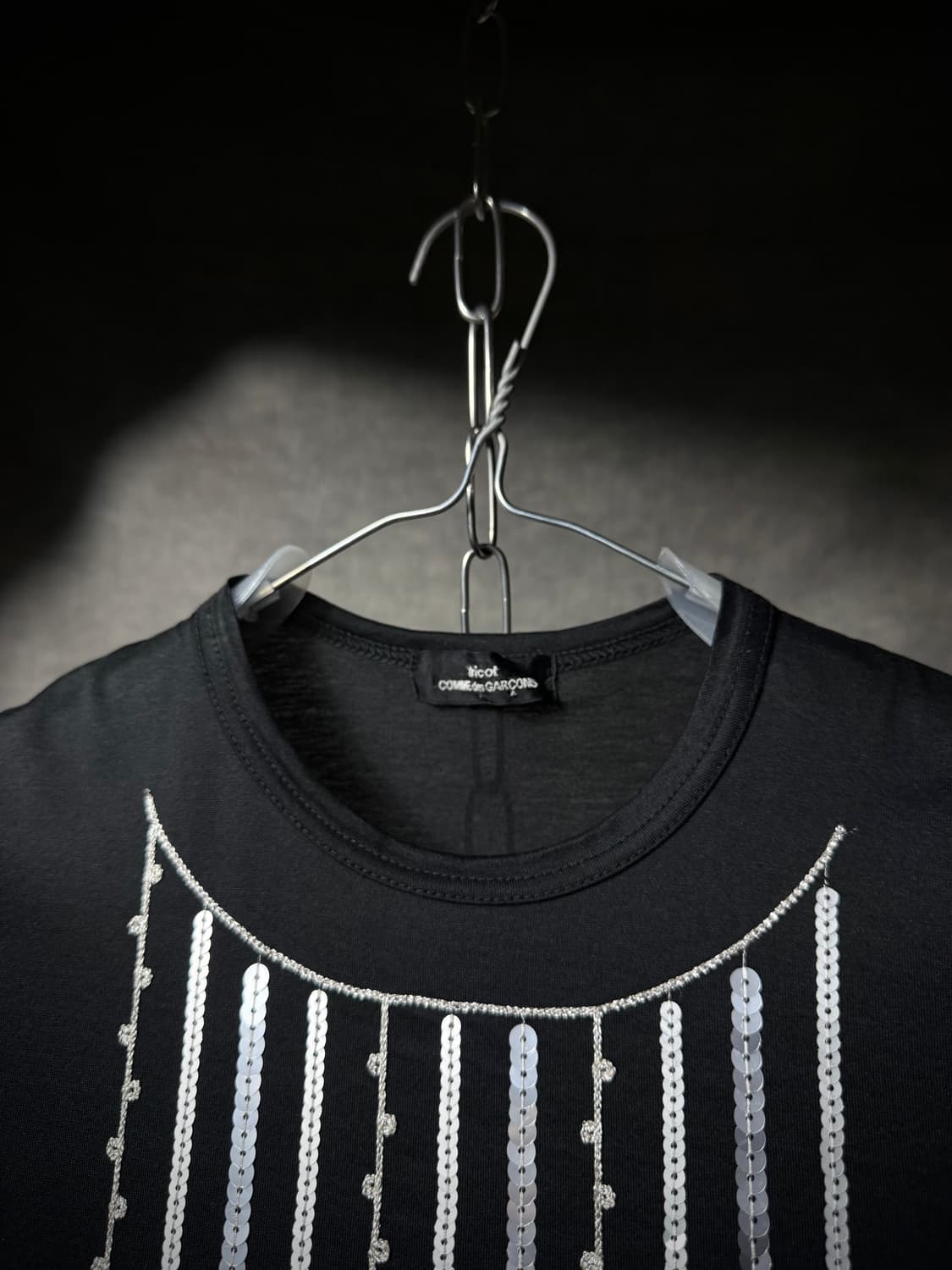 Tricot COMME des GARCONS Sequin T-Shirt 상품이미지4