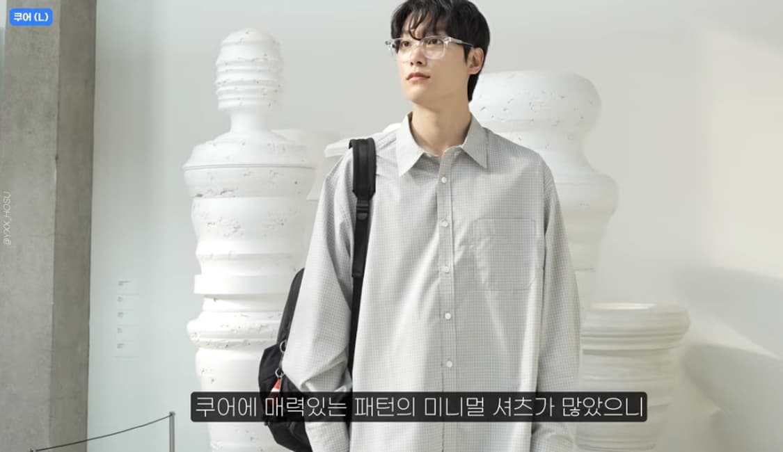쿠어 오버사이즈 깅엄체크셔츠 상품이미지3