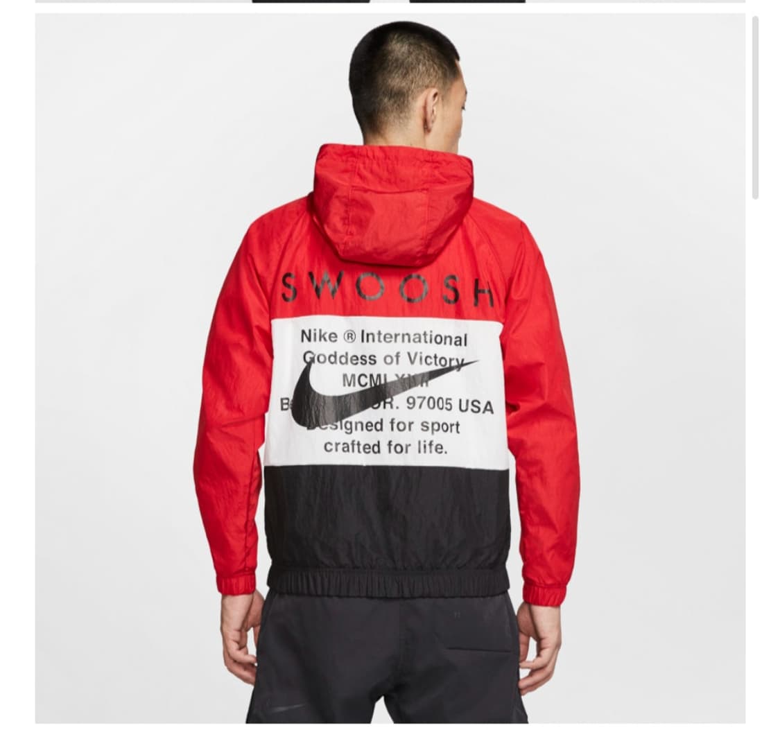 나이키 더블스우시 우븐 바람막이 후드집업 남자100 상품이미지2