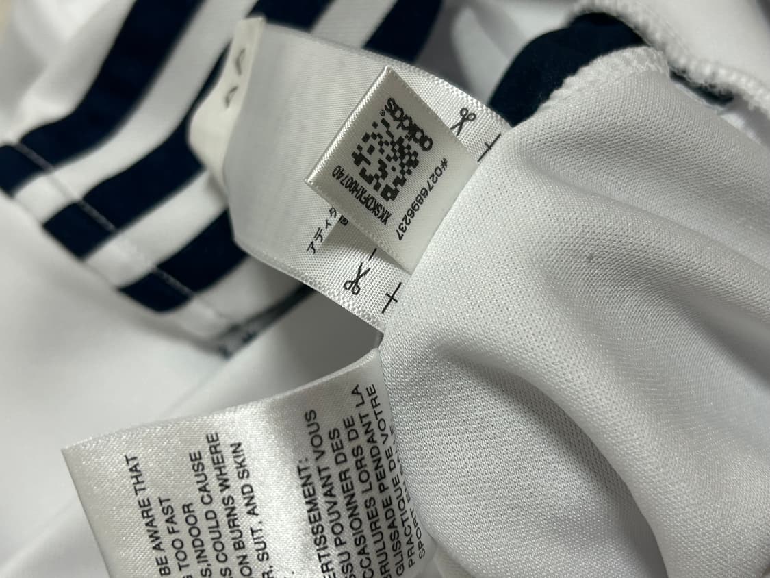 ❄️대만여주깔 아디다스 슬림핏 눈꽃도트져지 새상품급 상품이미지3