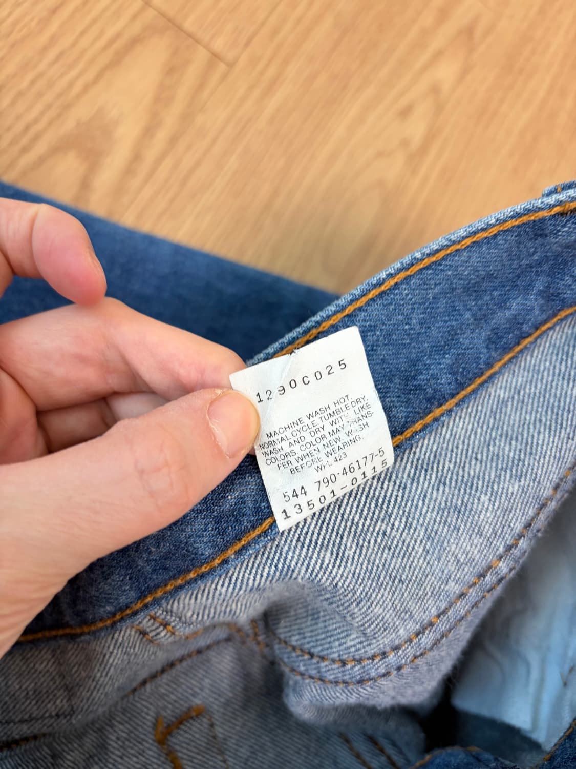 리바이스 13501  0115 데님팬츠 (28inch) 상품이미지6