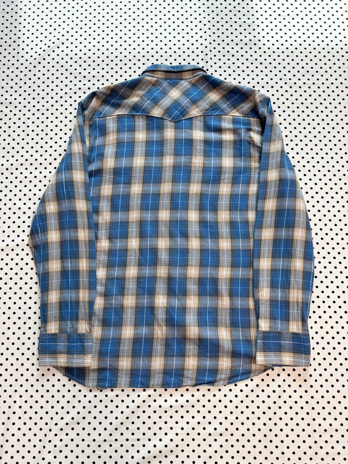 폴로진스 Polo Jeans Co. 90‘s~00's 웨스턴 체크셔츠 상품이미지4