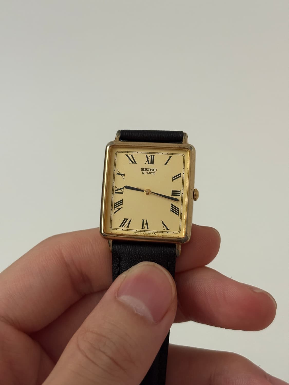80s Chariot Roman Index Gold Tank Quartz 상품이미지1