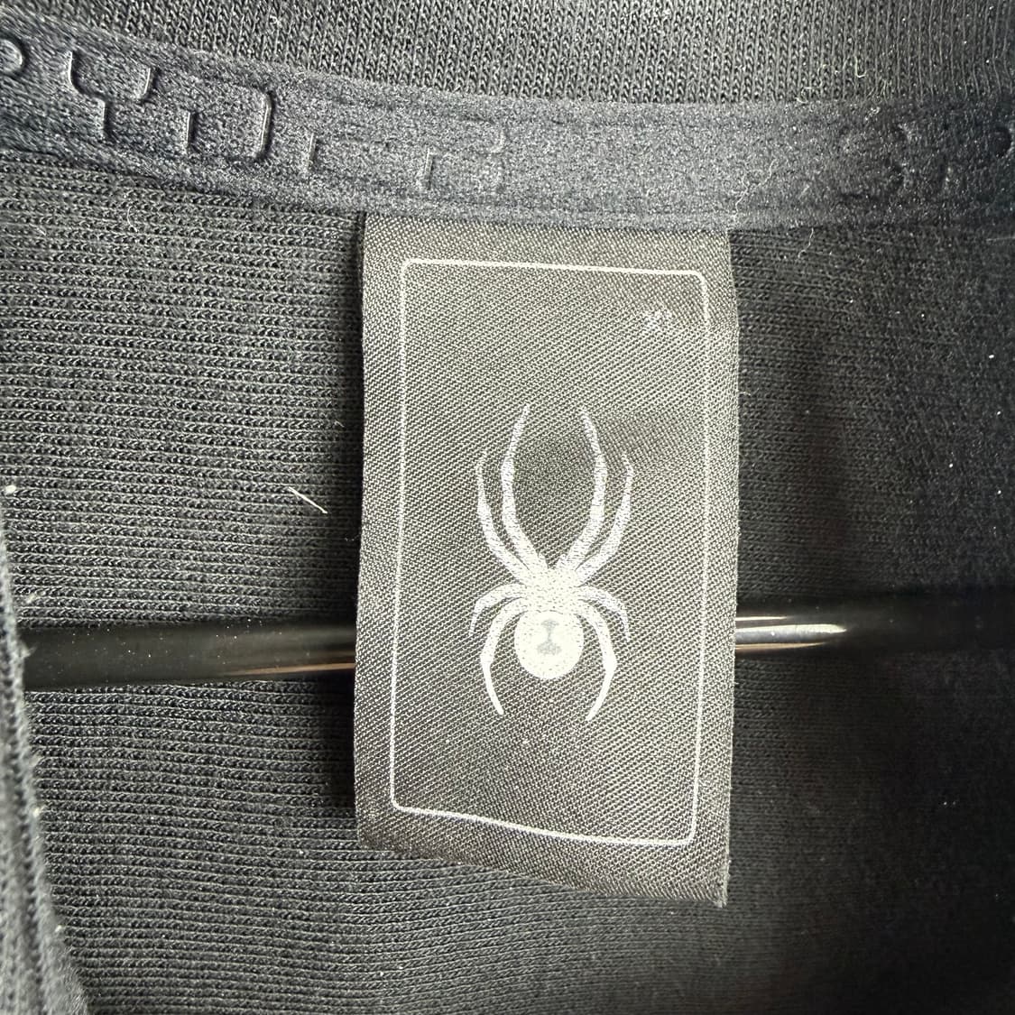 (XL) 스파이더 백로고 후드 티 블랙 상품이미지3