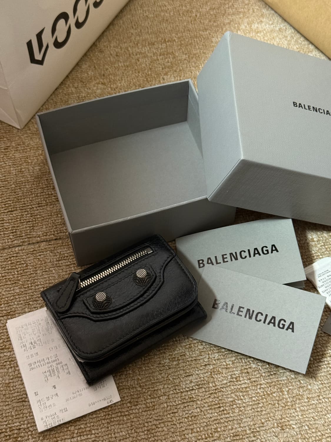 풀박스) 발렌시아가 르카골 미니 명품 지갑 상품이미지1