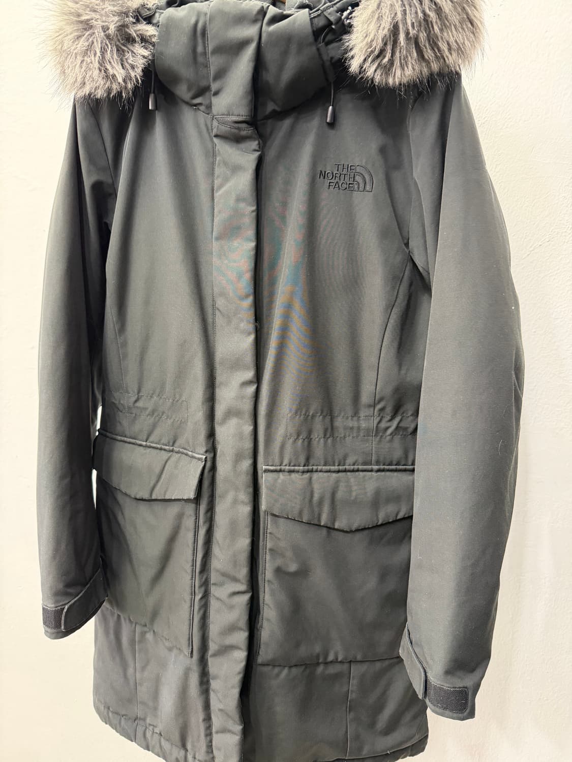 정품) 노스페이스 여성 화이트라벨 롱패딩 S 상품이미지3